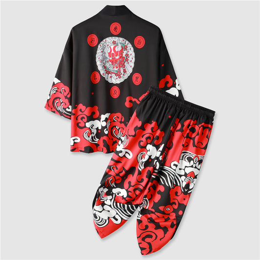 Two-piece Minimalist Kimono