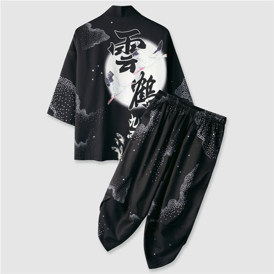 Two-piece Minimalist Kimono